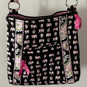 Vera Bradley Crossbody in Pink Elephants